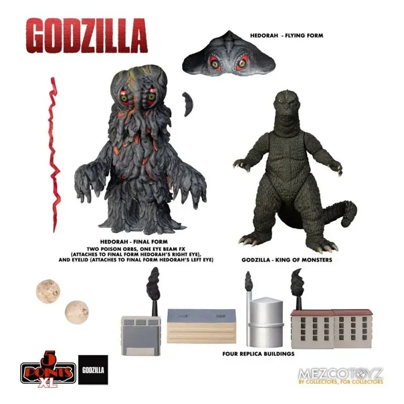 Voordeelprijs Godzilla vs. Hedora Figuren 5 Punten XL Deluxe Box Set Action figure