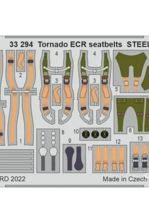 Aanbieding Tornado ECR veiligheidsgordels STAAL voor ITALERI