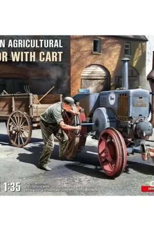 Superprijs Europese landbouwtractor met kar Bouwmodell