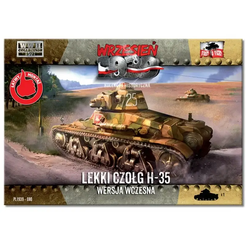 Dagaanbieding Hotchkiss H-35 vroege versie Schaalmodel