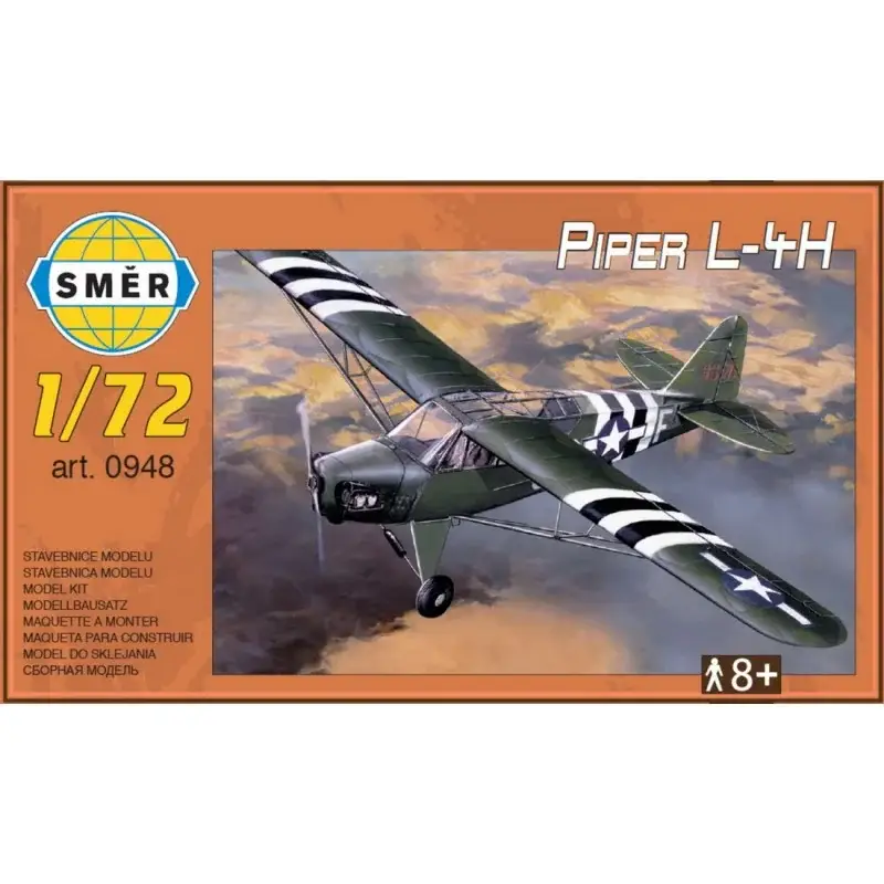 Piper L-4H 'op wielen' (ex KP) Schaalmodel Fabrieksprijs