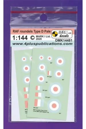 Seizoensaanbieding Sticker RAF Type D Low-vis medaillons, 2 sets Decal