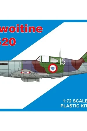 Dewoitine D-520 4 sticker v. voor Frankrijk Schaalmodel Merkproduct