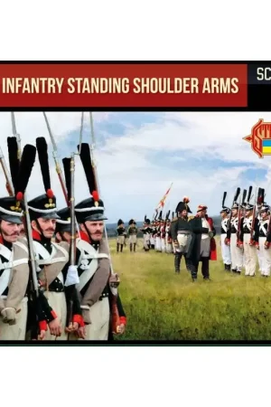 Beperkt Aanbod Russische infanterie staande schouderarmen Figuren
