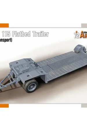 Tijdelijk Beschikbaar Sd.Ah 115 Duitse tanktransportaanhanger Schaalmodel