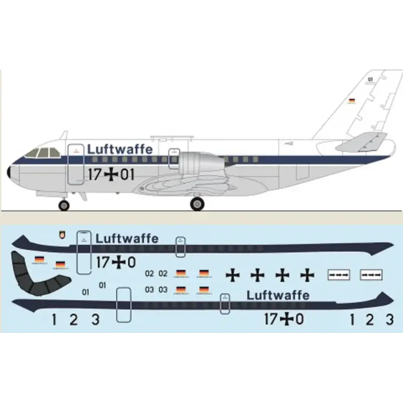 VFW-614 ??' Luftwaffe (gezeefdrukte decals) Schaalmodel Koop Online