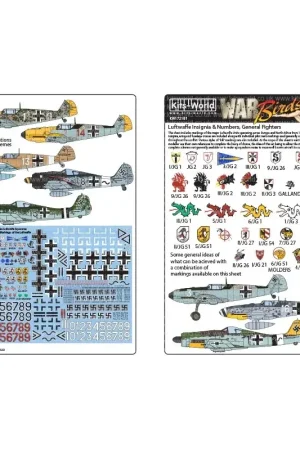 Nu Kopen Sticker Luftwaffe Squadron Fighter Markeringen van de Luftwaffe Decal