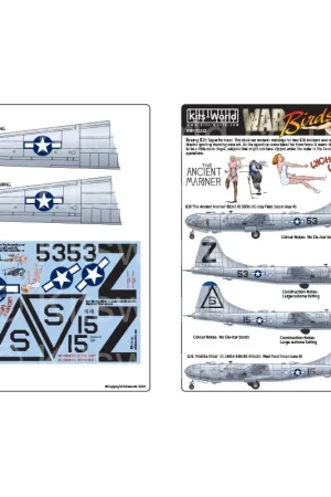 Hete Deal Sticker Boeing B-29 Superfortress 42-65296 'De Oude Zeeman' Decal