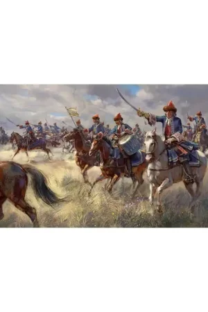 Franse Royal Horse Grenadiers Oorlog van de Spaanse Successieoorlog Figuren Laatste Kans
