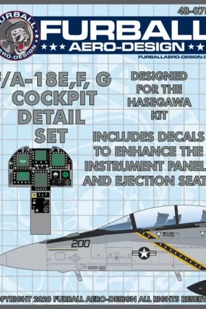 Lockheed-Martin F/A-18E, F/A-18F, F/A-18G Hornet Cockpit Detail Set' Figuren Beste Prijs
