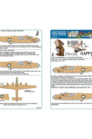 Voordeelprijs Sticker Consolidated B-24D Liberator (afmetingen voor de 1/32 schaal Hobby Boss kits)