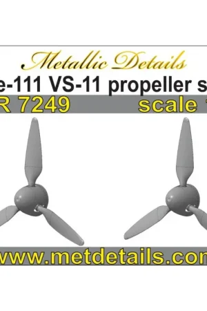 Populair Heinkel He-111H-6 VS-11 propellerset (ontworpen voor gebruik met Airfix kits) Wiel