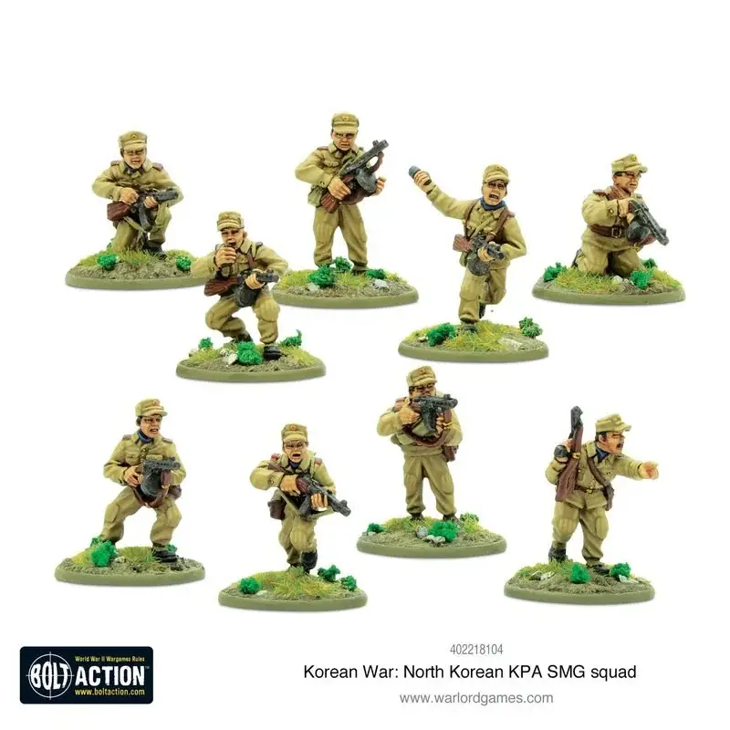 Noord-Koreaanse KPA SMG Squad Figuur spellet Koopje