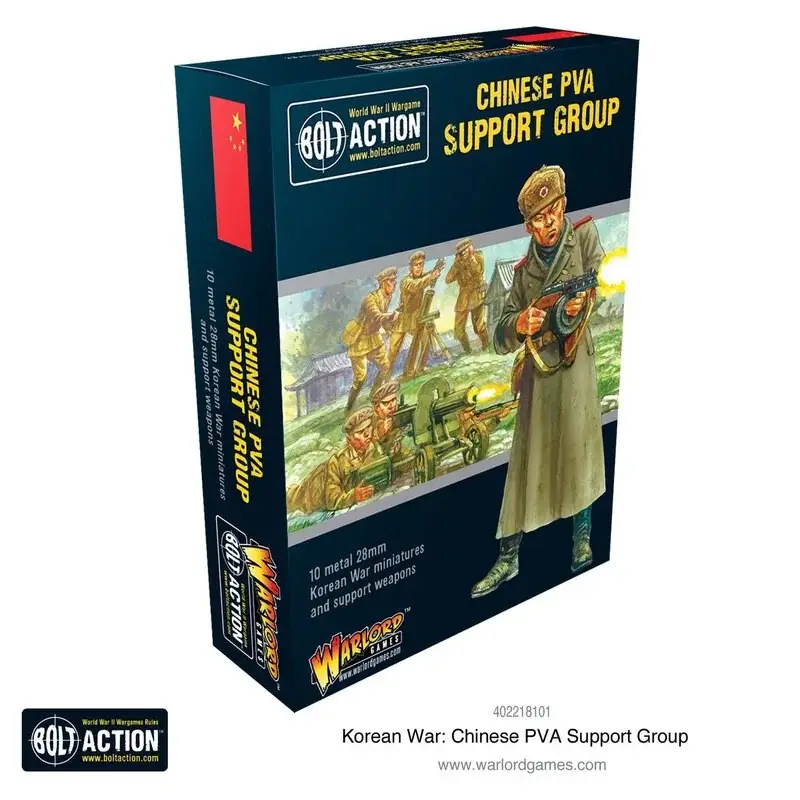 Korting Chinese PVA Support Group (HQ, Mortar & MMG) Figuur spellet