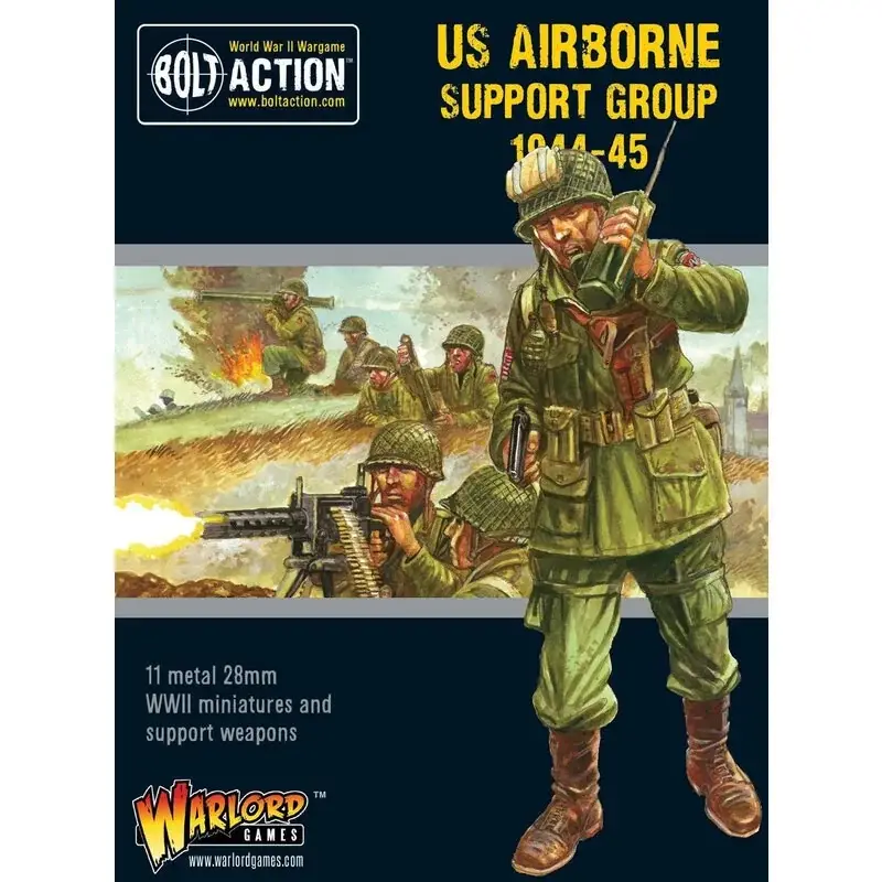 Veilige Betaling US Airborne Support Group (1944-45) (HQ, Mortar & MMG) Figuur spellet