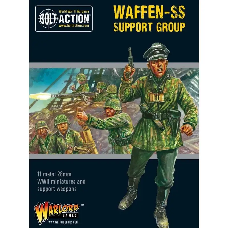 Koopje Waffen-SS Support Group (HQ, Mortar & MMG) Figuur spellet