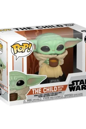 Korting De Mandalorian POP! Star Wars Vinylfiguur The Child w / Cup 9 cm