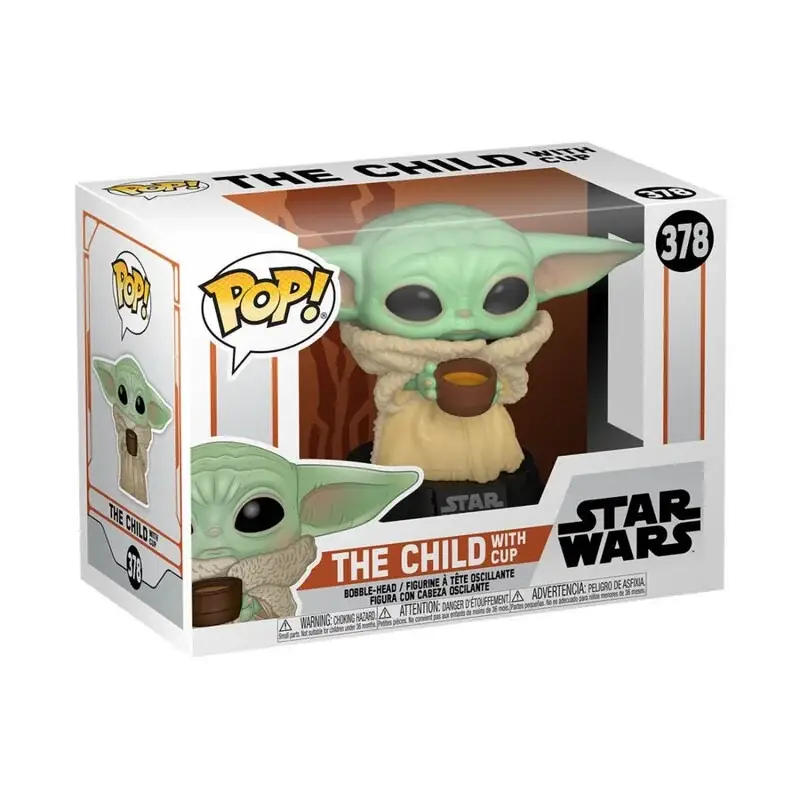 Korting De Mandalorian POP! Star Wars Vinylfiguur The Child w / Cup 9 cm