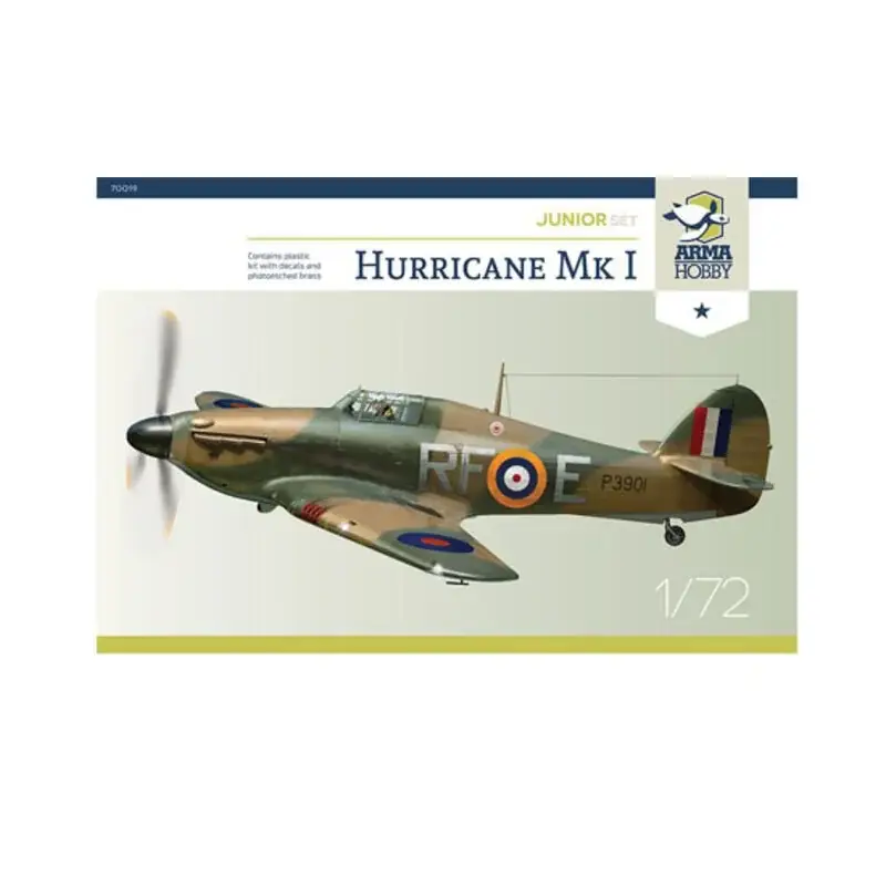 Aanbieding Hawker Hurricane Mk I Junior Set Schaalmodel