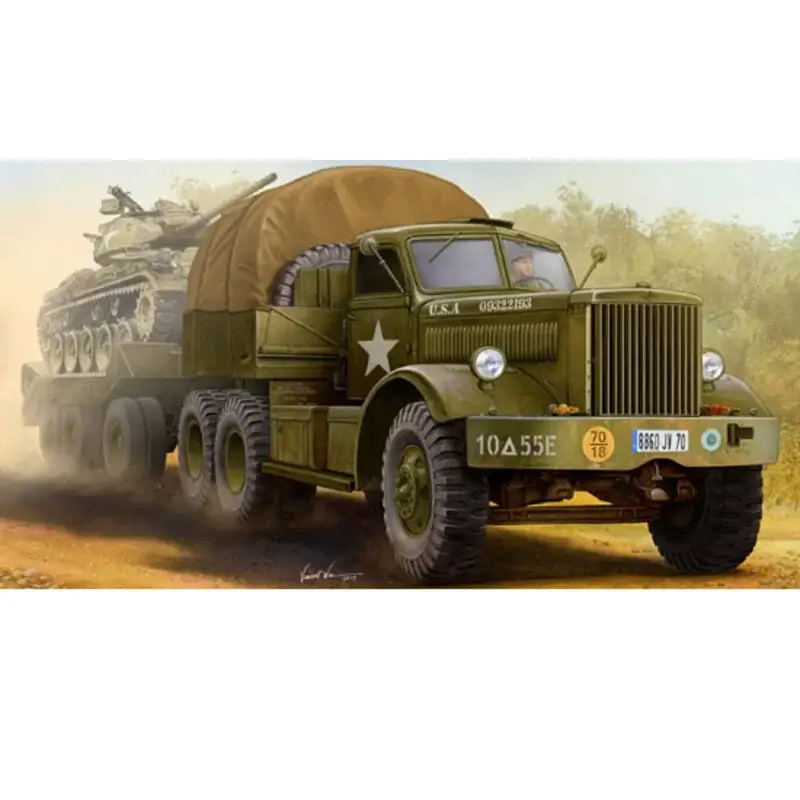 M19 Tank Transporter Hard Top Bouwmodell Premium