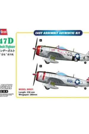 P-47D Thunderbolt Schaalmodel Op = Op