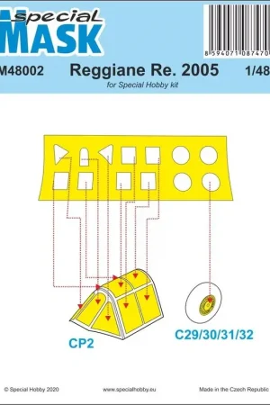 Aanbieding Reggiane Re.2005-masker (ontworpen voor gebruik met speciale hobbykits) Accessoire