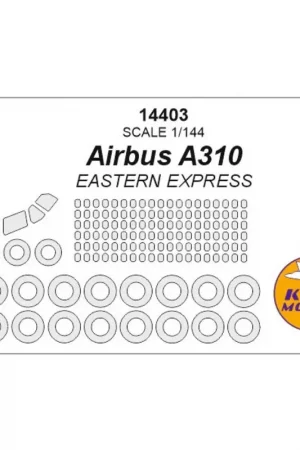 ?irbus A310 + maskers voor passagiersramen + wielmaskers (ontworpen voor gebruik met EASTERN EXPRESS-kits) Seizoensaanbieding