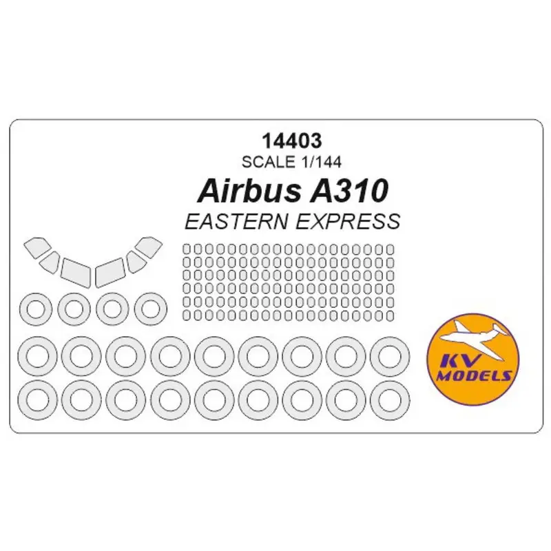 ?irbus A310 + maskers voor passagiersramen + wielmaskers (ontworpen voor gebruik met EASTERN EXPRESS-kits) Seizoensaanbieding