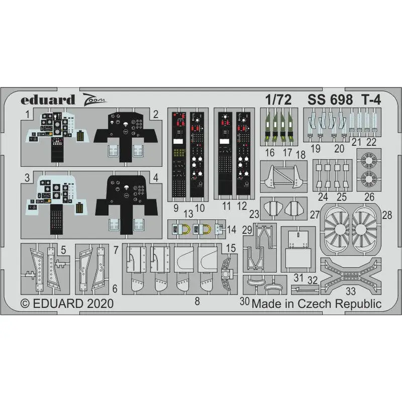 JASDF T-4 Trainer (ontworpen voor gebruik met Hobby Boss-kits) Accessoire Beperkt Aanbod