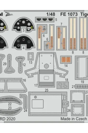 de Havilland Tiger Moth 1/48 (ontworpen voor gebruik met Airfix-kits) Accessoire Premium