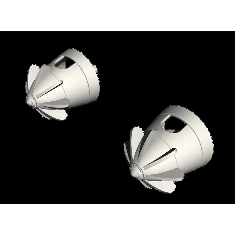 Siebel Si-204 / Aero C-3 Propeller Spinners (ontworpen voor gebruik met speciale hobbykits) Beperkte Voorraad