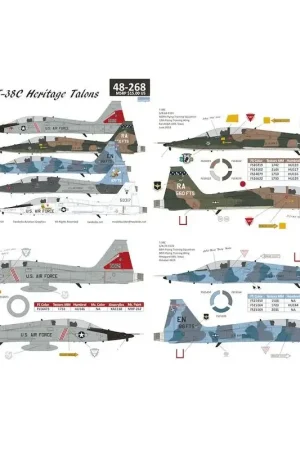Voordeelprijs Sticker Northrop T-38C Heritage Talons Decal