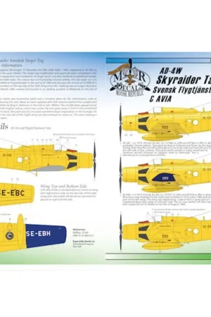 Op = Op Sticker Douglas AD-4W Skyraider Target Tug Decal