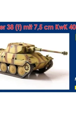 Speciale Aanbieding Panzer 38 (t) met 7,5 cm KwK 40L / 48. Schaalmodel