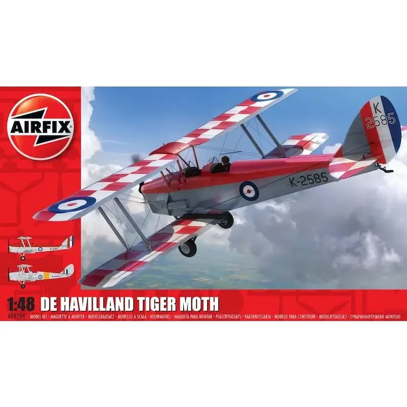 de Havilland DH.82a Tiger Moth (nieuwe tooling in 2020) (vergeet niet om alle alternatieve emblemen te controleren die we hebben Tijdelijk Beschikbaar