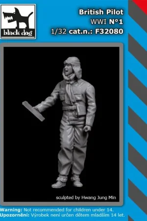 Direct Beschikbaar Britse piloot WWI N ° 1 Figuren