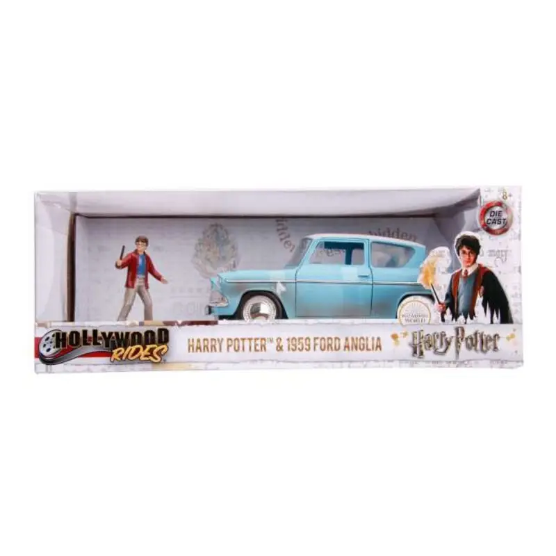 Harry Potter: 1959 Ford Anglia met Harry Potter Figuur 1:24 Miniatuur Bestel Nu