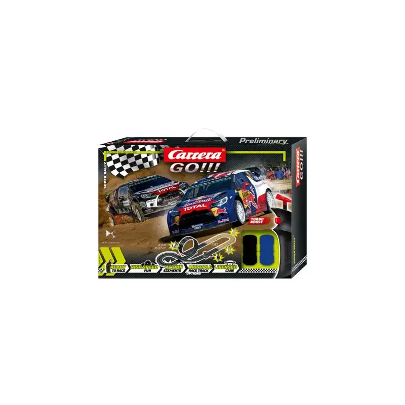 Carrera Go circuit !!! Super rally Hoge Kwaliteit
