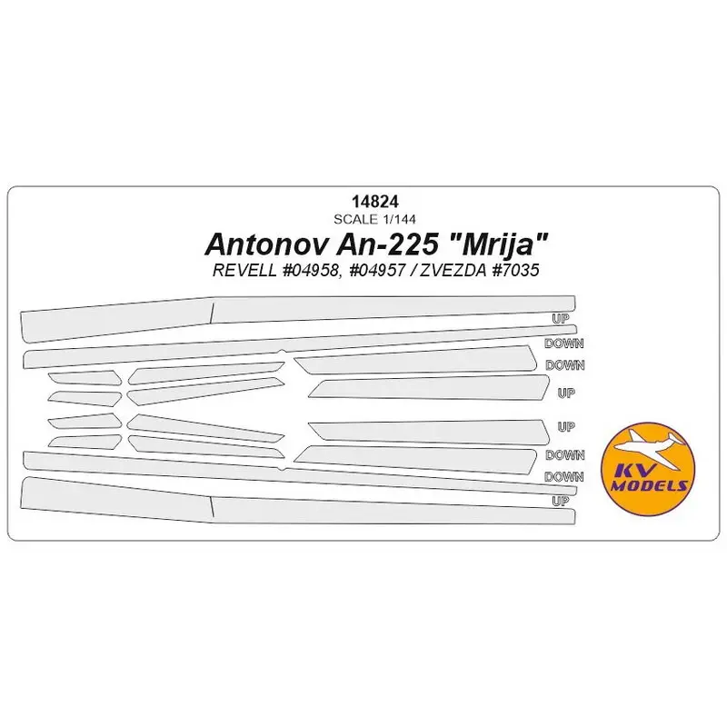 Goedkoop Antonov An-225 Mrija (ontworpen voor gebruik met Revell- en Zvezda-kits) Accessoire