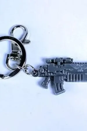 Warhammer 40K porte-clés métal Bolter Metallic Finish Sleutelhanger Populair