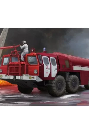 Beperkte Voorraad Luchthavenbrandbestrijdingsvoertuig AA-60 (MAZ-7310) 160.01 (brandweerwagen)