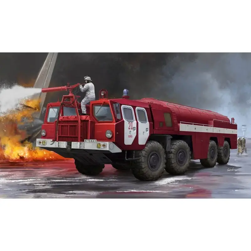 Beperkte Voorraad Luchthavenbrandbestrijdingsvoertuig AA-60 (MAZ-7310) 160.01 (brandweerwagen)