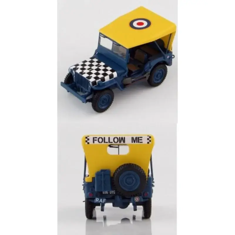 Jeep Willys RAF 'Follow me' Miniatuur Hoge Kwaliteit