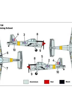 Favoriet Percival PROVOST T.1 / RAF 1 plastic set, 1 sticker-versie, BAGGED Schaalmodel