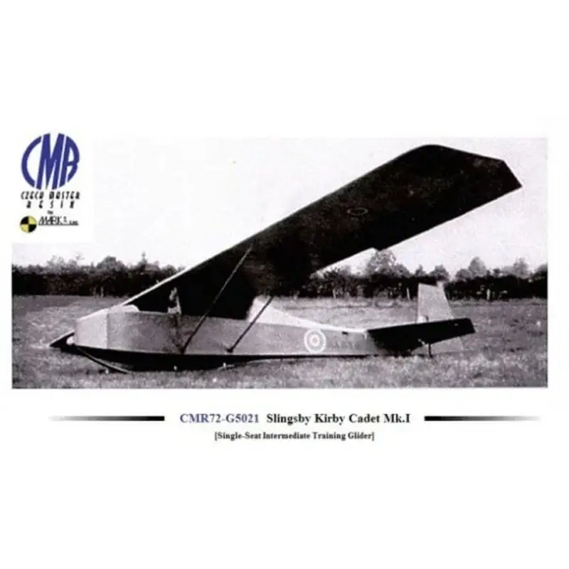 Slingsby Kirby Cadet Mk.1 met emblemen (zweefvliegtuigen) Schaalmodel Gratis Retour