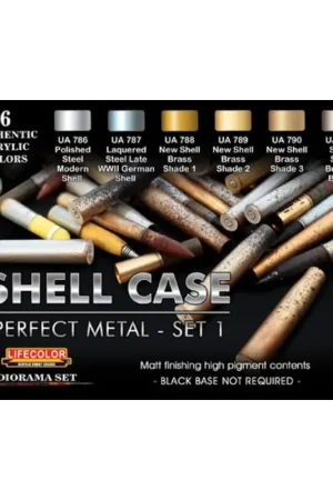 Uitverkoop SHELL CASE perfecte metalen set 1