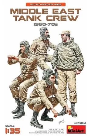 Middle East Tank Crew 1960-70's Box bevat modellen van vier figuren Veilige Betaling