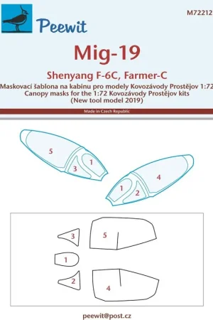 Mikoyan MiG-19S / Shenyang F-6C / Farmer-C (ontworpen voor gebruik met Kovozavody Prostejov 2019-kits) Dagaanbieding