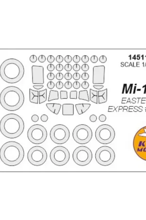 Betrouwbaar Mil Mi-10 luifel verfmasker EN wiel verfmasker maskers (ontworpen voor gebruik met EASTERN EXPRESS kits EA14509)
