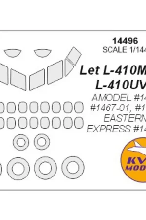 Beperkte Voorraad LAAT L-410 + zijruiten op romp en wielmaskers (ontworpen om te worden gebruikt met A-Model-sets AMU1467 / AMU1467-01, AMU1472 en